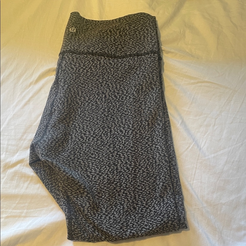 Lululemon Athletica Black and Gray tights.